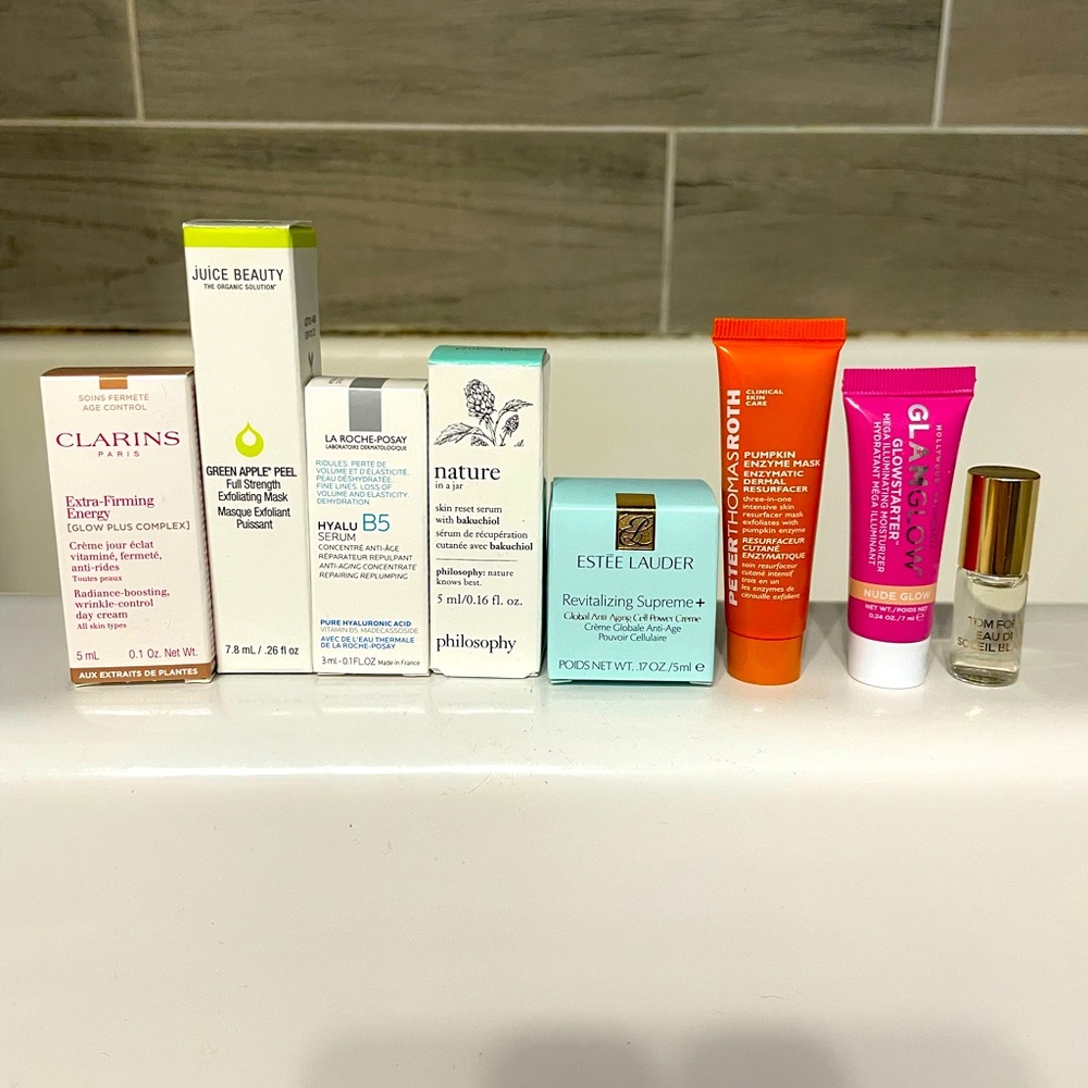 Beauty products - 8 sample size misc skincare products